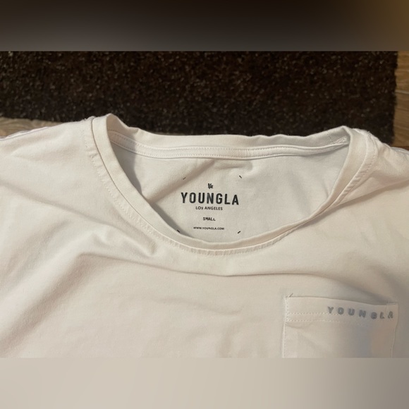 YoungLA Oversized white pocket tee - Picture 2 of 2